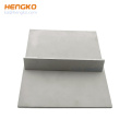 Hengko Placa de filtro de agua hidráulica Media microporosa Media de metal Material de acero inoxidable Material personalizado Diferente Tamaño 316 316L